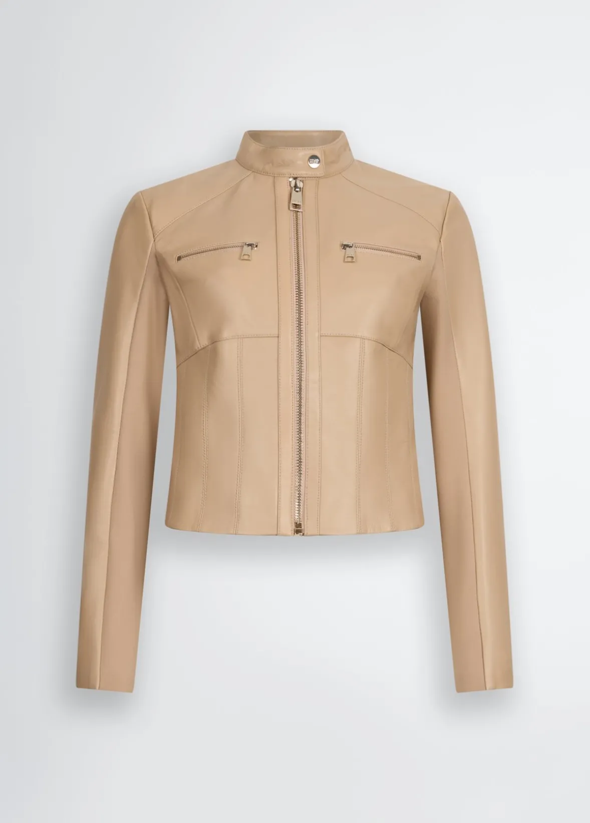 Giacca biker in pelle