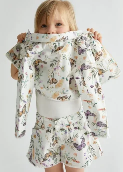 Giacca in cotone stampato