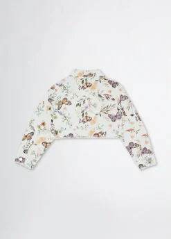 Giacca in cotone stampato