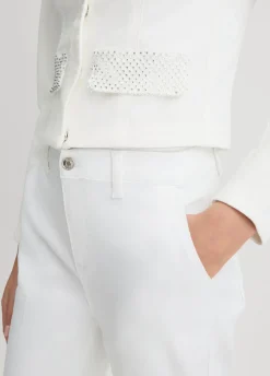 Giacca in denim con strass