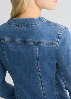 Giacca in denim con strass