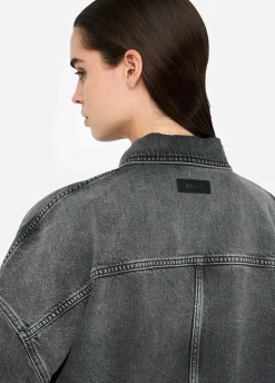 Giacca in denim con strass