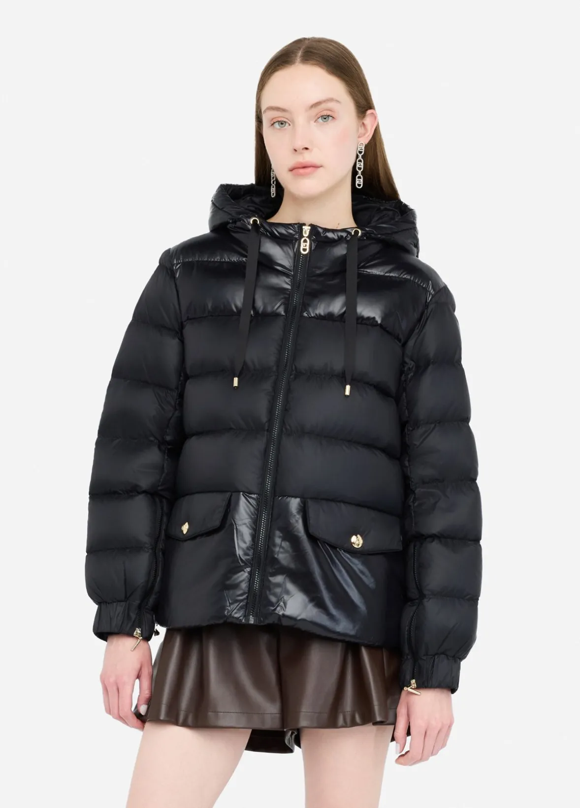 Giacca in nylon trapuntato