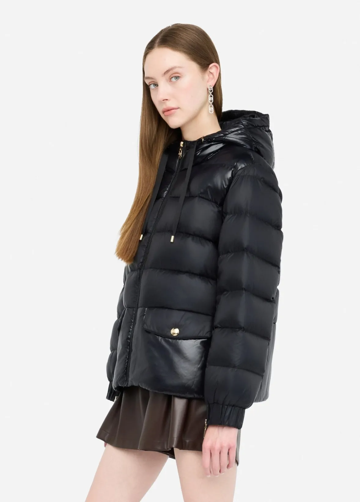 Giacca in nylon trapuntato