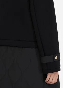 Giacca in scuba e nylon