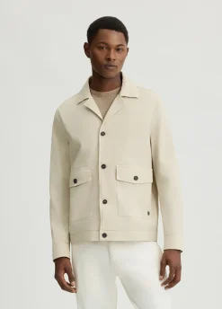 Giacca overshirt in cotone