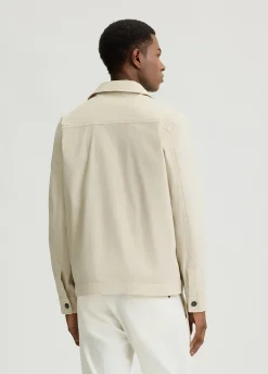 Giacca overshirt in cotone