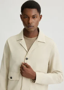 Giacca overshirt in cotone