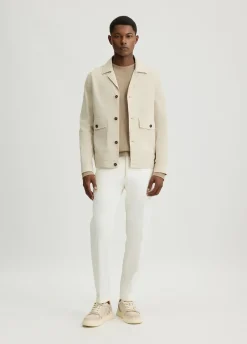 Giacca overshirt in cotone