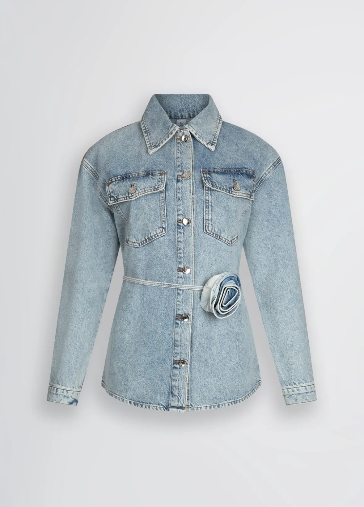 Giacca overshirt in denim