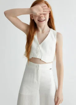 Gilet con bottoni