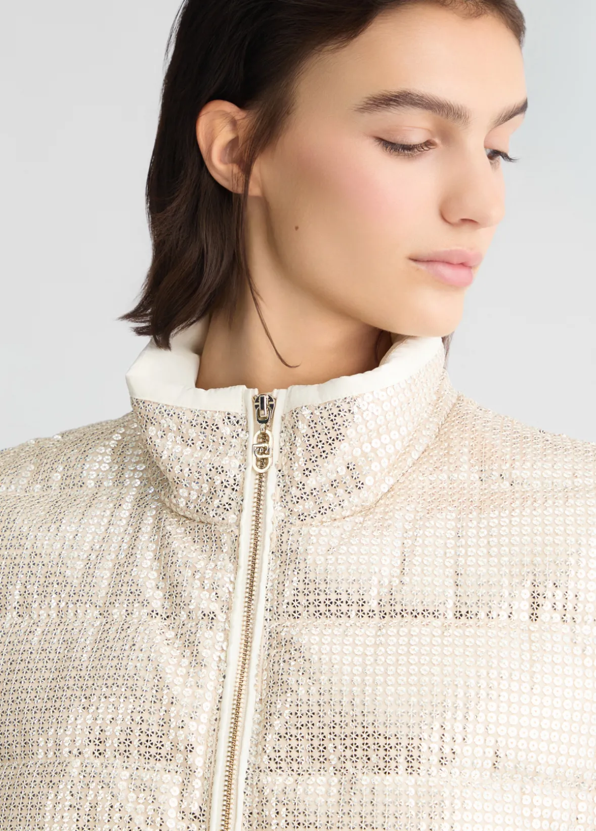 Gilet con paillettes