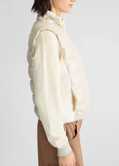 Gilet con paillettes