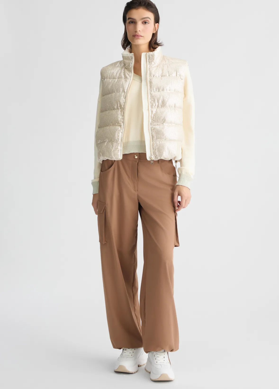 Gilet con paillettes