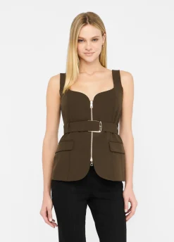 Gilet con zip