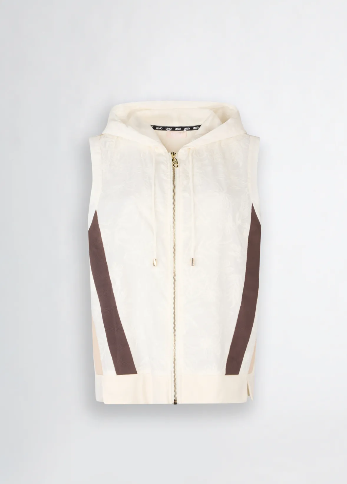 Gilet in cotone con ricami