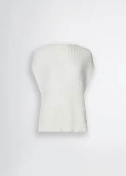 Gilet in mohair con paillettes