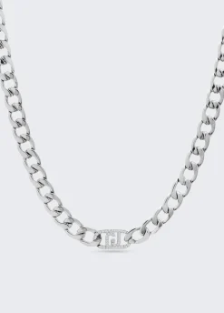 Girocollo monogram con brill