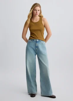 Jeans baggy a vita bassa