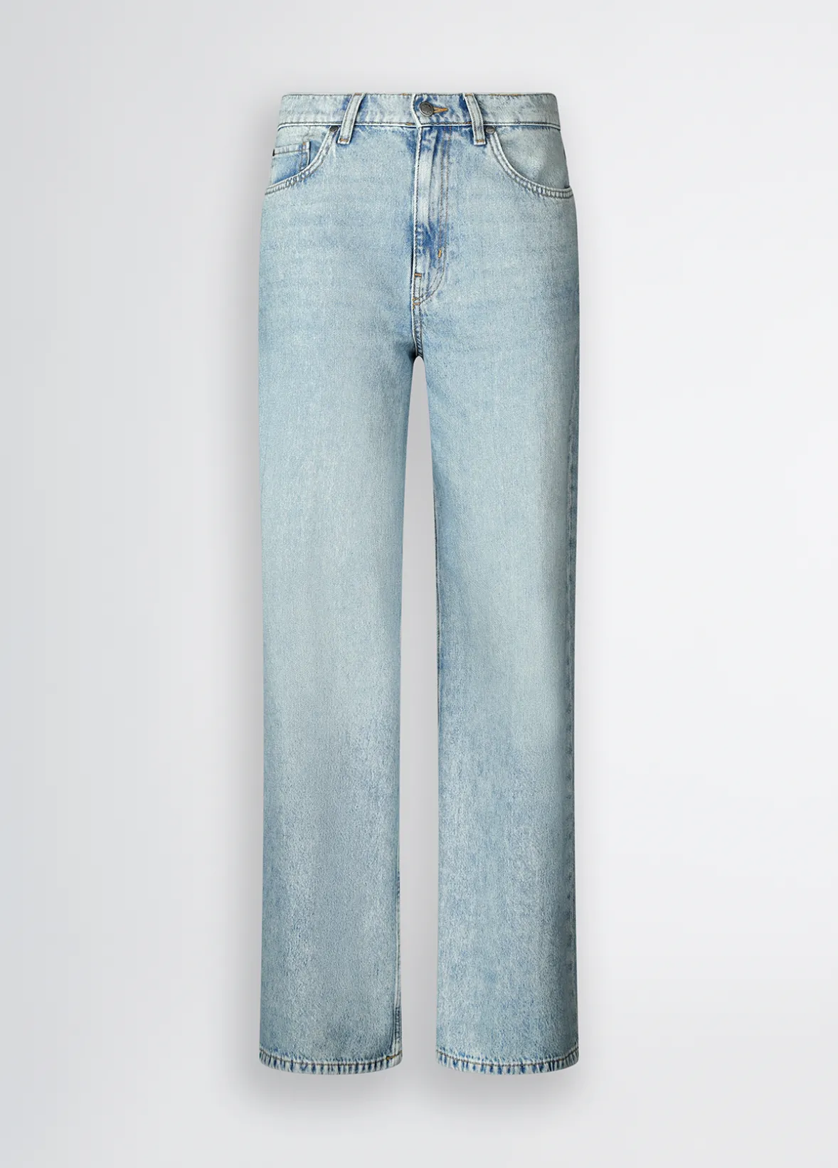 Jeans baggy a vita bassa
