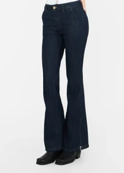 Jeans bootcut a vita alta
