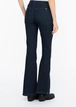 Jeans bootcut a vita alta