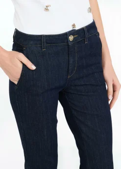 Jeans bootcut a vita alta