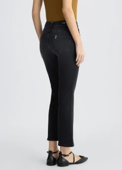 Jeans bootcut a vita alta