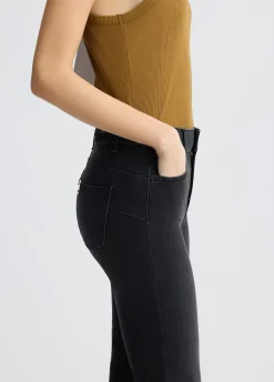 Jeans bootcut a vita alta