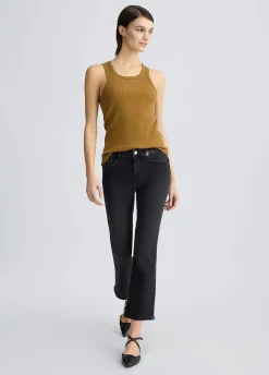Jeans bootcut a vita alta