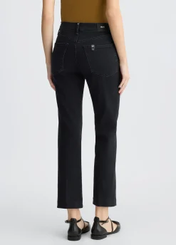 Jeans bootcut a vita alta