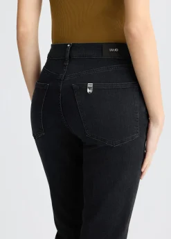 Jeans bootcut a vita alta