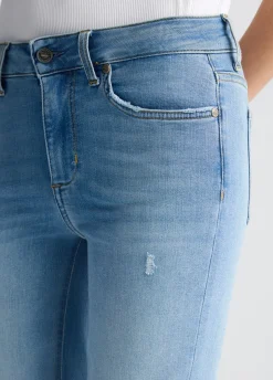 Jeans bootcut a vita alta