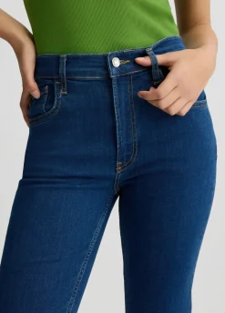 Jeans bootcut a vita alta