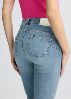 Jeans bootcut a vita alta