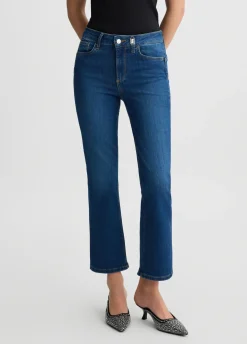 Jeans bootcut a vita alta
