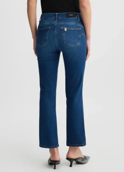 Jeans bootcut a vita alta