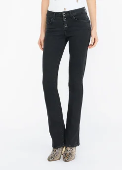 Jeans bootcut bottom up