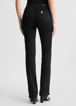 Jeans bootcut con strass