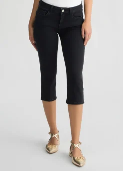 Jeans Capri con strass