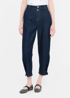 Jeans cropped ballon