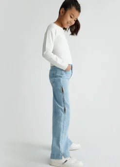 Jeans flare a vita alta
