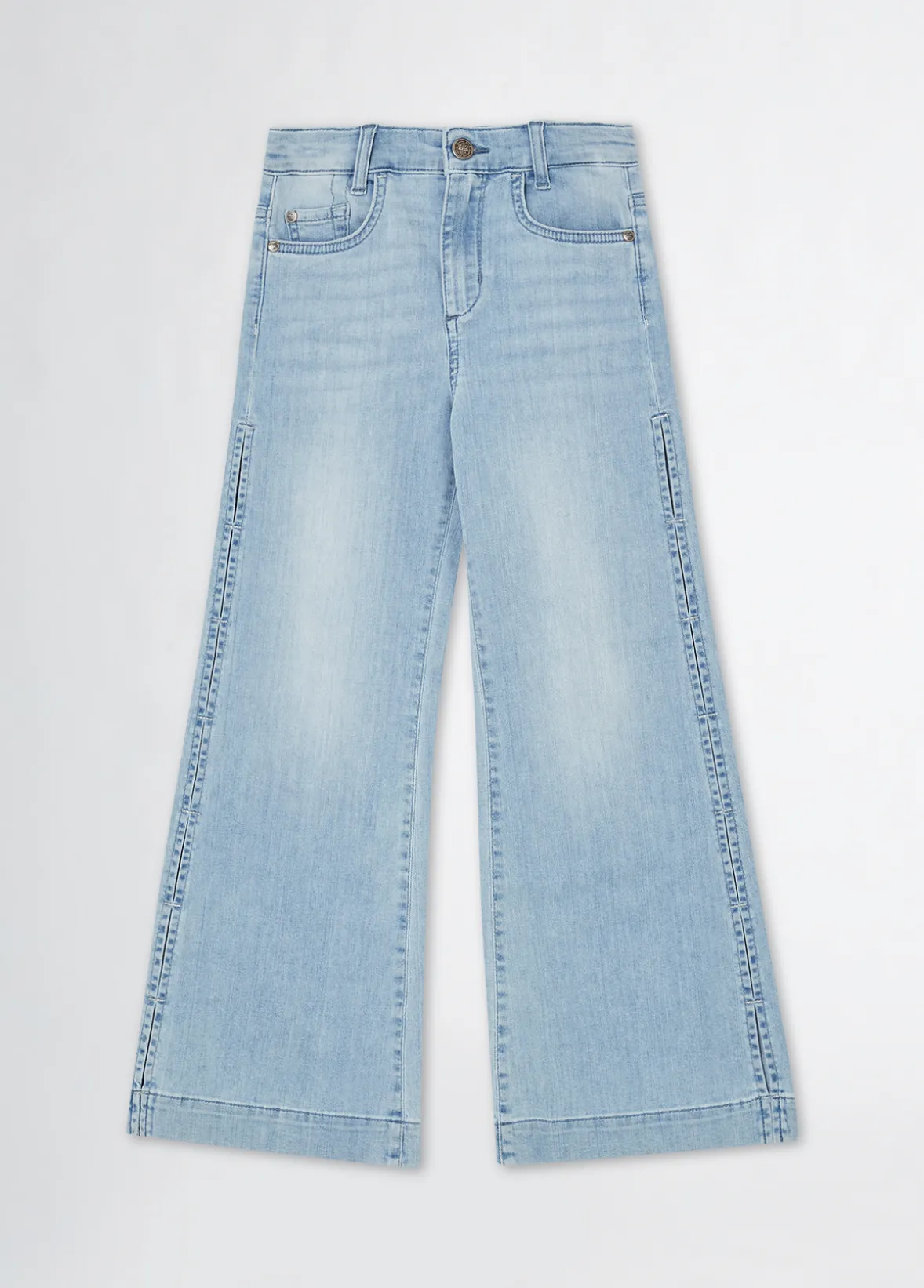 Jeans flare a vita alta
