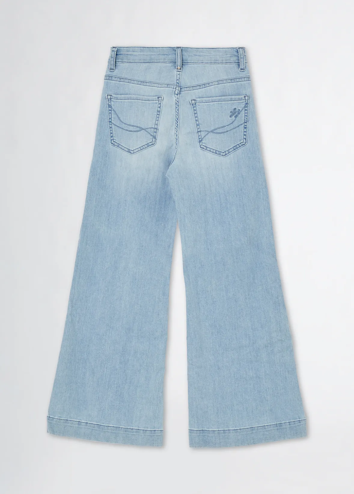 Jeans flare a vita alta