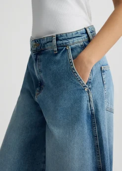 Jeans flare a vita alta