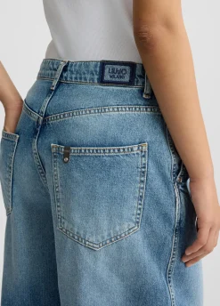 Jeans flare a vita alta
