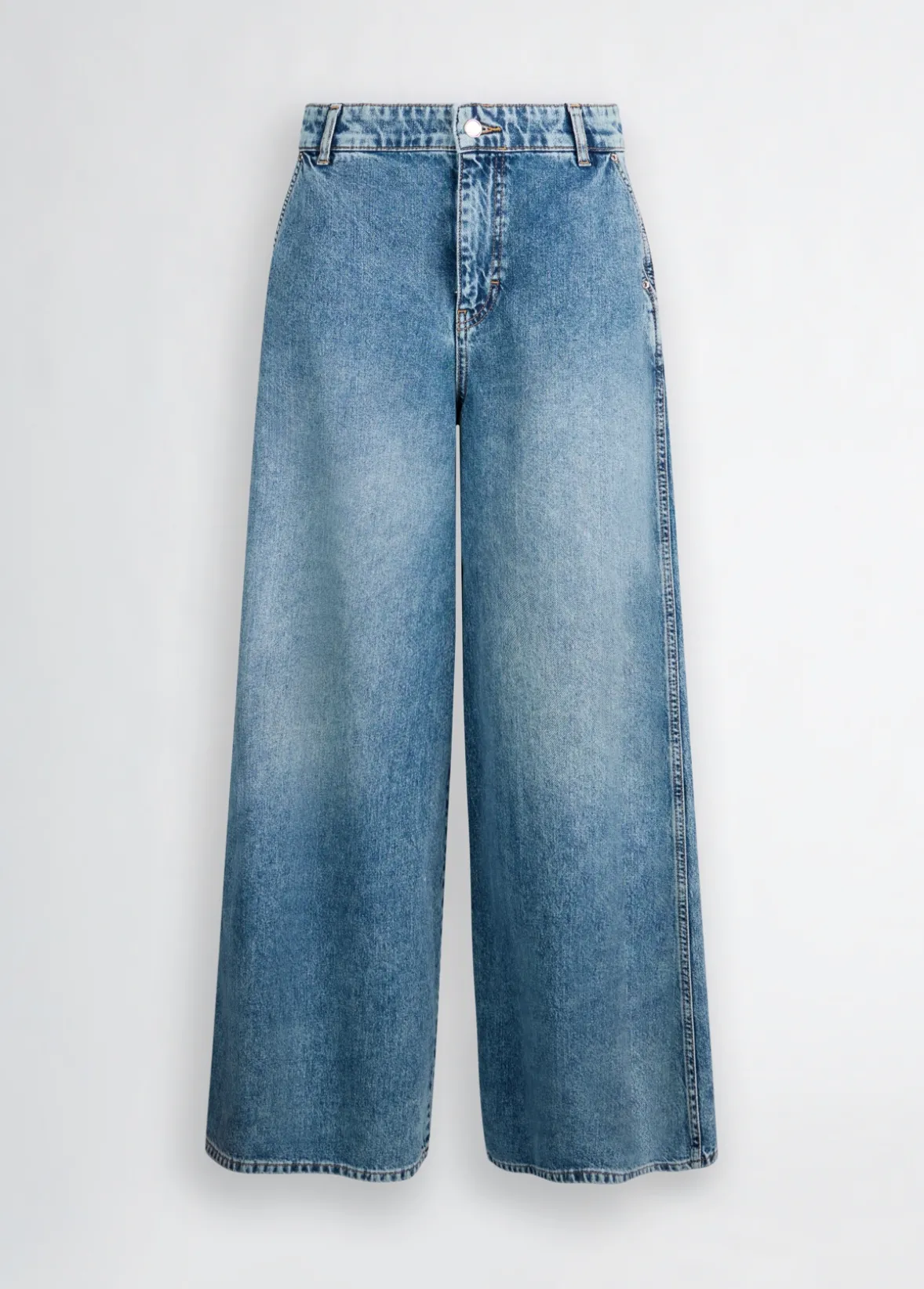 Jeans flare a vita alta