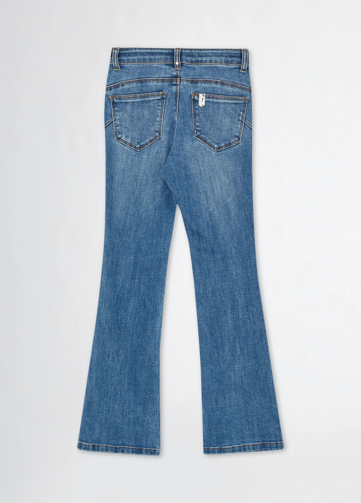 Jeans flare a vita alta