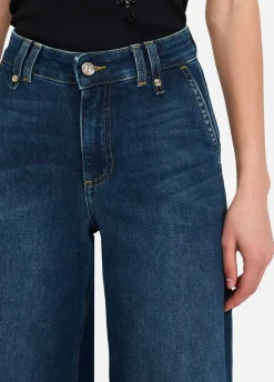 Jeans flare a vita alta