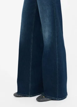 Jeans flare a vita alta